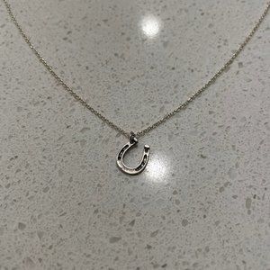 Lucky Horseshoe Charm Necklace
